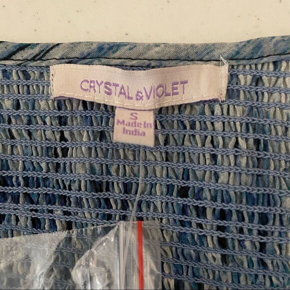 Crystal and violet off the shoulder top - Picture 7 of 10